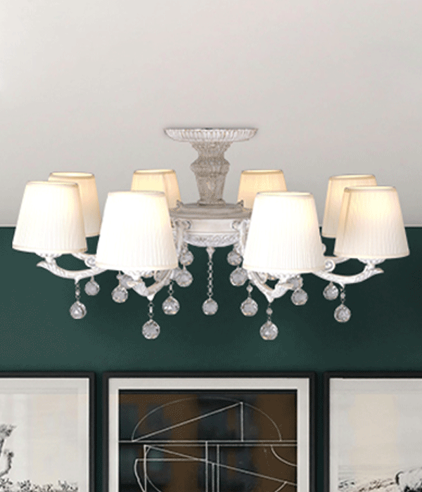 리리앤 8등 거실직부등 펜던트조명